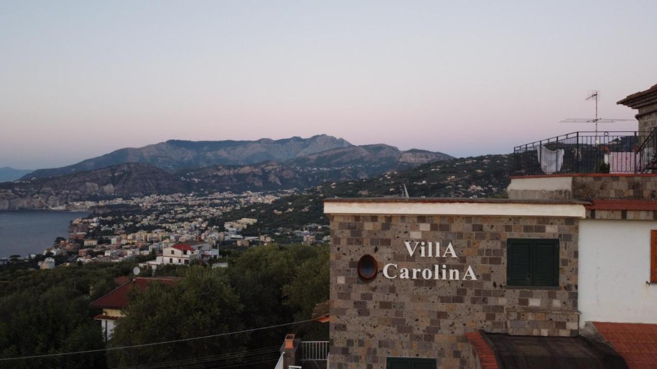 Villa Carolina Sorrento Private Heated Pool And Sea View Εξωτερικό φωτογραφία