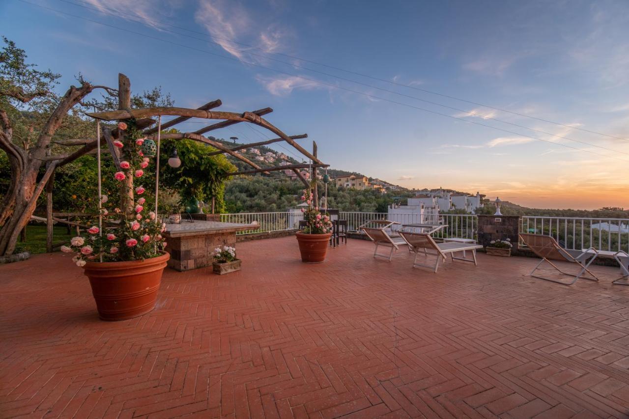 Villa Carolina Sorrento Private Heated Pool And Sea View Εξωτερικό φωτογραφία