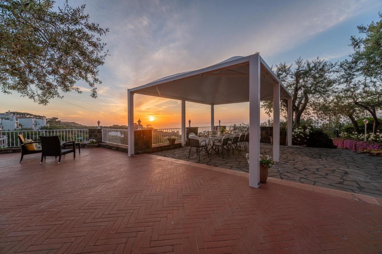 Villa Carolina Sorrento Private Heated Pool And Sea View Εξωτερικό φωτογραφία
