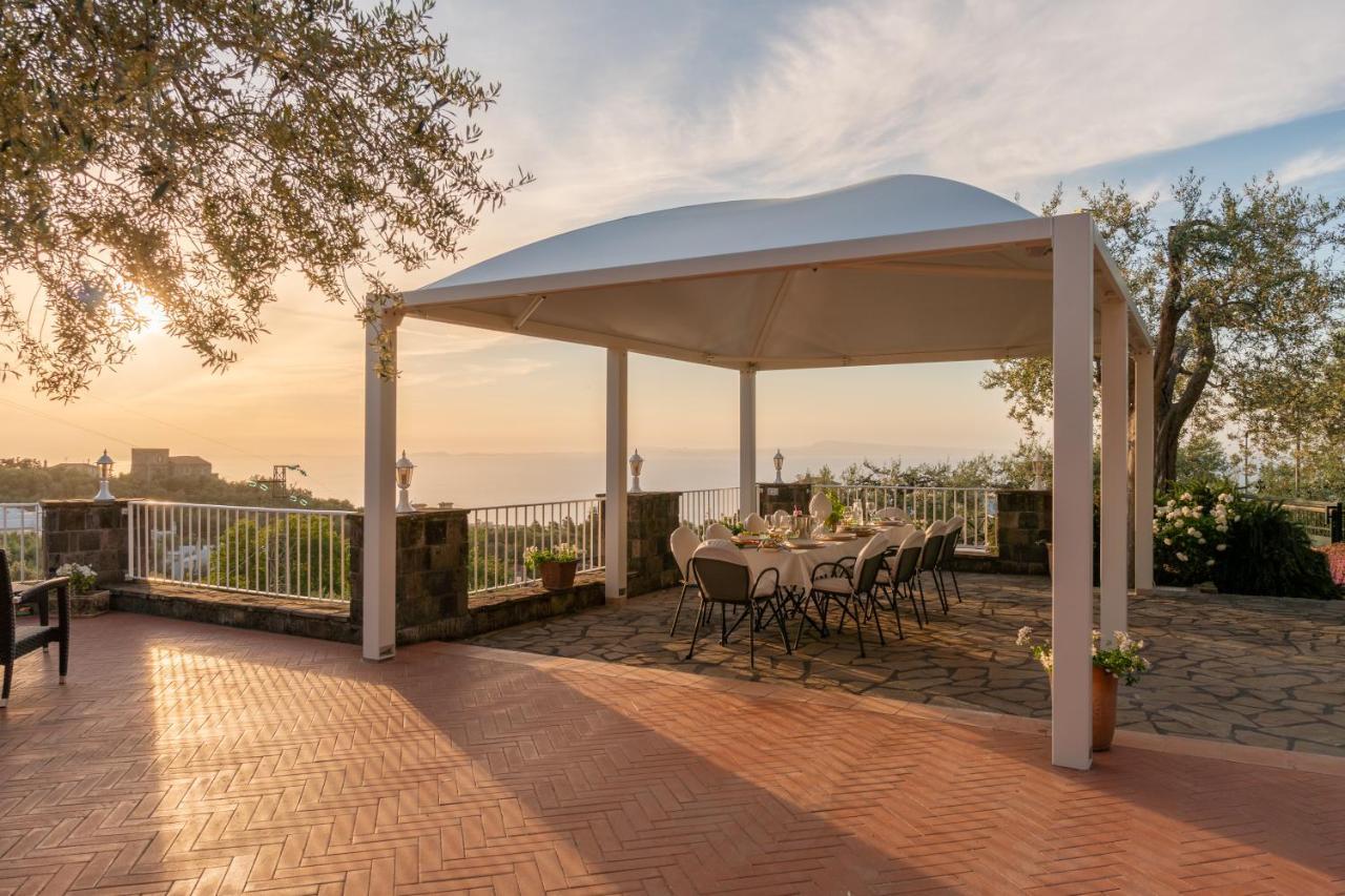 Villa Carolina Sorrento Private Heated Pool And Sea View Εξωτερικό φωτογραφία