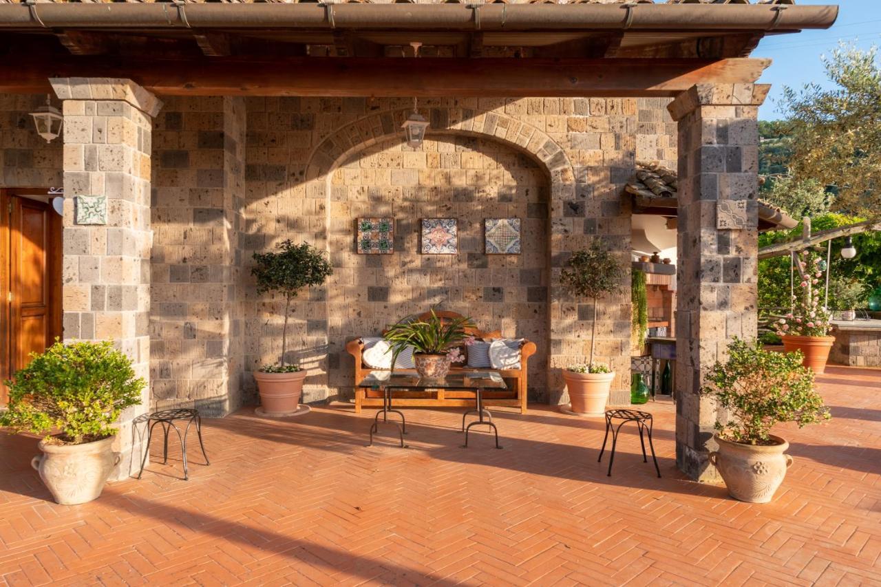 Villa Carolina Sorrento Private Heated Pool And Sea View Εξωτερικό φωτογραφία