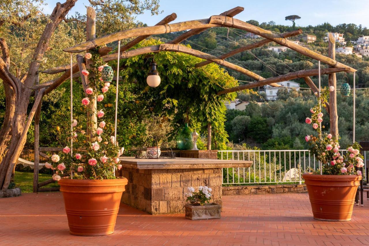 Villa Carolina Sorrento Private Heated Pool And Sea View Εξωτερικό φωτογραφία