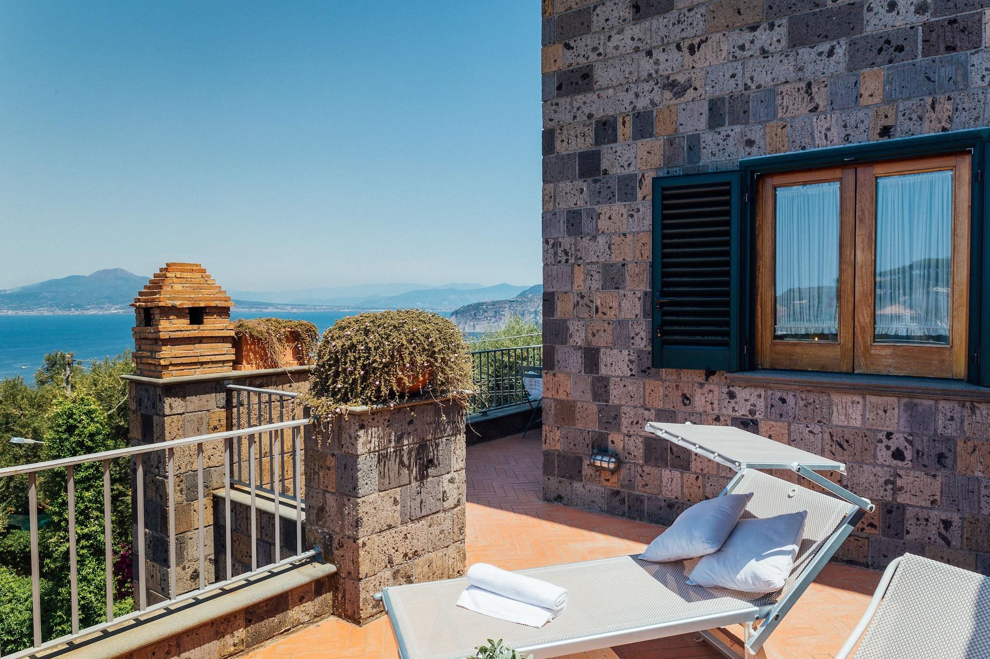 Villa Carolina Sorrento Private Heated Pool And Sea View Εξωτερικό φωτογραφία
