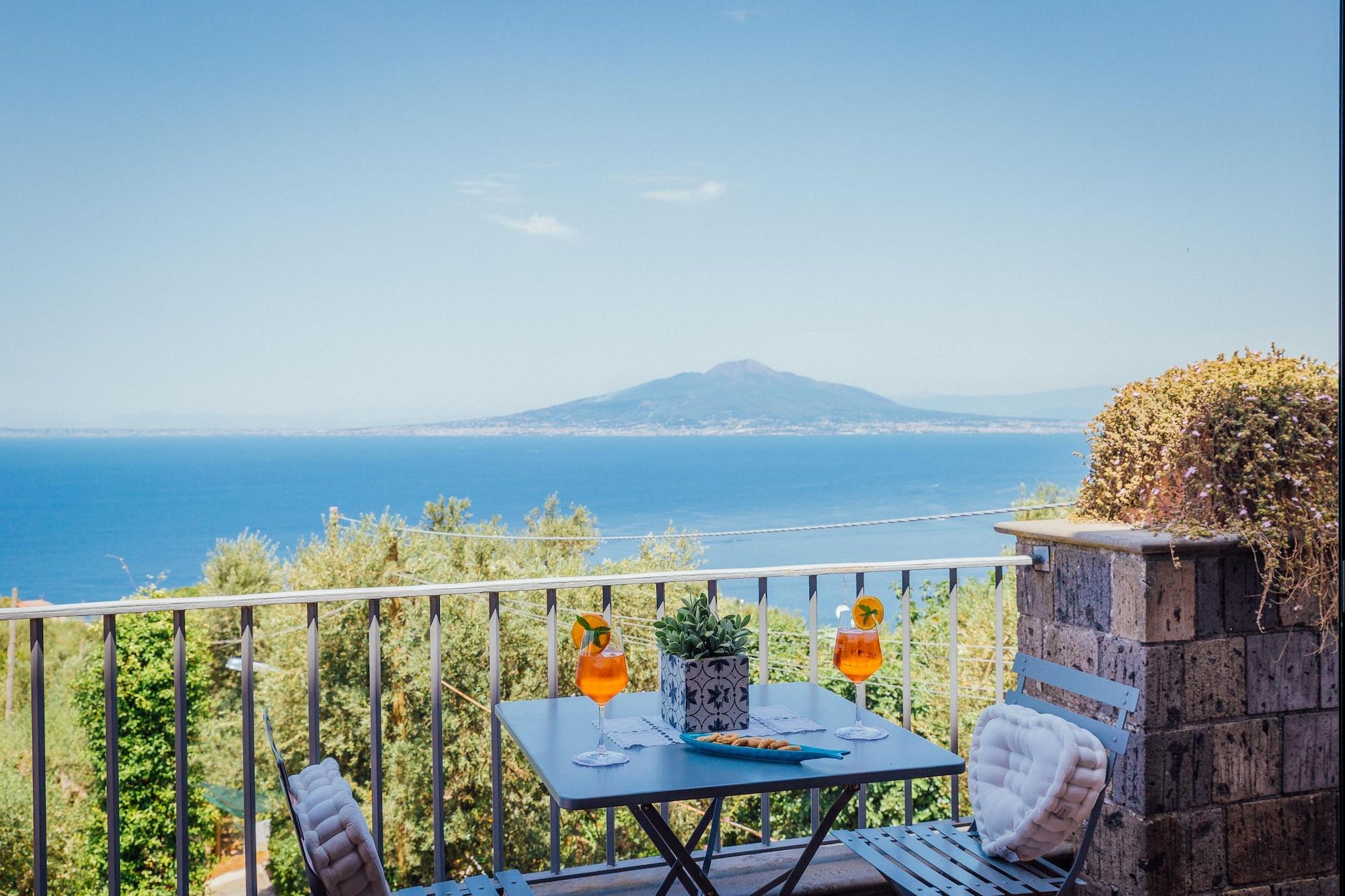 Villa Carolina Sorrento Private Heated Pool And Sea View Εξωτερικό φωτογραφία