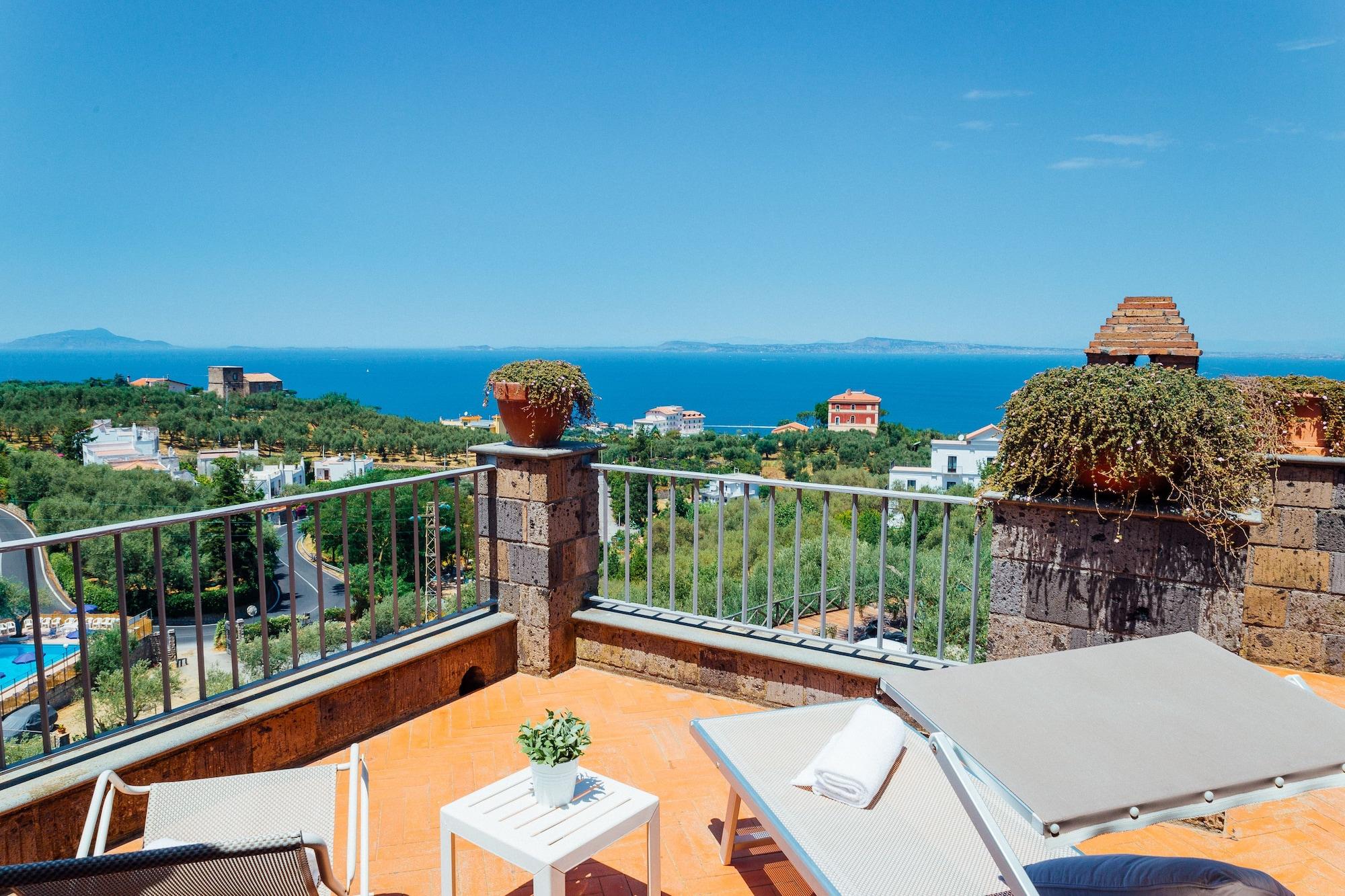 Villa Carolina Sorrento Private Heated Pool And Sea View Εξωτερικό φωτογραφία