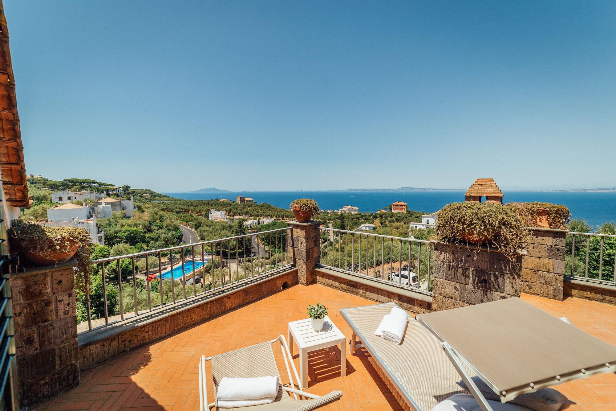 Villa Carolina Sorrento Private Heated Pool And Sea View Εξωτερικό φωτογραφία