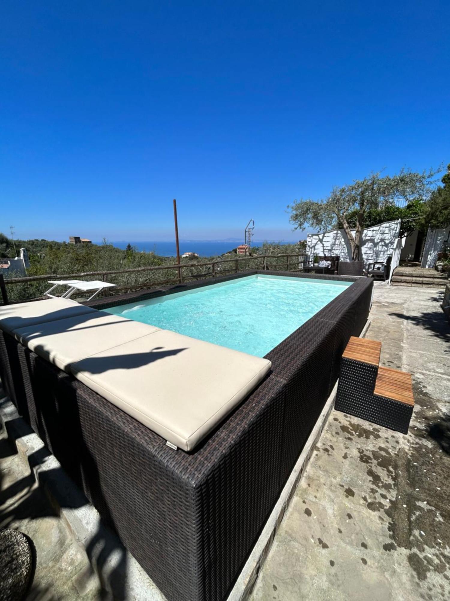 Villa Carolina Sorrento Private Heated Pool And Sea View Εξωτερικό φωτογραφία